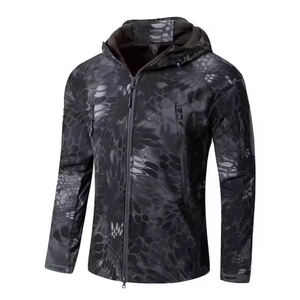 Veste de chasse camouflage fonctionnelle de haute qualité avec logo OEM, veste de camping et de randonnée personnalisée pour hommes - Product Image 2