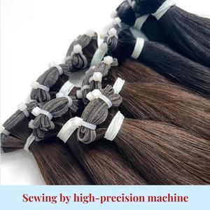 Gran oferta, nuevo diseño, calidad de lujo, trama Genius, cabello humano virgen vietnamita, extensiones de cabello de trama Invisible plana, en stock ahora - Product Image 4