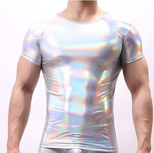 Camiseta Deportiva de Manga Corta para Hombre, Corte Regular, Material Personalizado, Reflectante, para Motociclismo, Ecológica, de Secado Rápido, RABUSH - Product Image 5