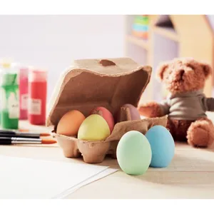 ชุดไข่ชอล์กตกแต่ง TAMAGO 6 ชิ้น ของตกแต่งเทศกาลอีสเตอร์แบบสร้างสรรค์ - Product Image 2