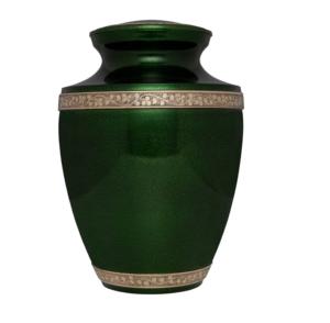 Blue Brass Adult Cremation <b>Urns</b> Engraving Band Wholesale Funeral Accessories Metal <b>Large</b> <b>Urns</b> Supplier India - Product Image 4