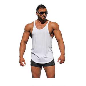 2025 New Arrival Custom Logo Running <b>Singlet</b> Muscle Athletic Shirts Sleeveless Fitness Wear Workout <b>Men</b> Gym Tank Top <b>for</b> <b>men</b> - Product Image 3
