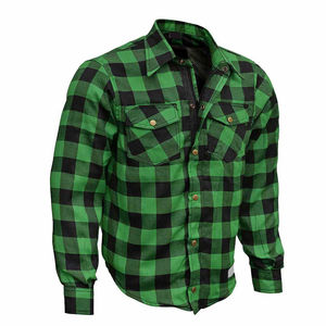 Ropa deportiva blindada verde y negra, camisa de protección para montar en motocicleta, equipo de seguridad aprobado por CE para hombres de talla grande Premium - Product Image 2