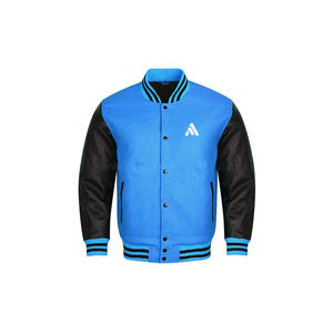 Veste universitaire de haute qualité en gros, OEM, pour hommes et femmes, veste slim à lettres, fabrication au Pakistan par Antique Fashion - Product Image 3