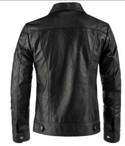 Veste en cuir mat pour hommes à prix d'usine pour l'hiver Blazer de moto de style décontracté OEM personnalisé - Product Image 6
