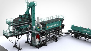 Nueva planta de tambor de asfalto de mezcla por lotes portátil para construcción en el sitio y obras viales para uso móvil con componentes de bomba de motor central - Product Image 2