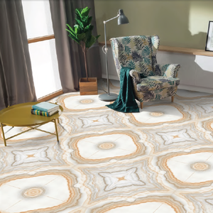 Jaune 600x600mm 8mm d'épaisseur NCRAZE TILES Carreaux de porcelaine Série BM Finition brillante 3D Décoration intérieure Carreaux de plafond - Product Image 5