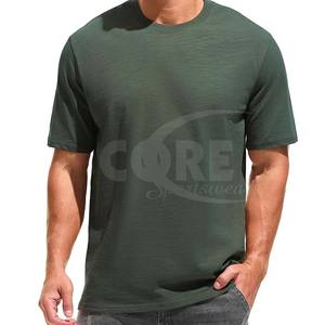 Camiseta de calle de algodón 100% en blanco de alta calidad, camiseta de verano ligera y transpirable para gimnasio, camiseta para hombre - Product Image 1