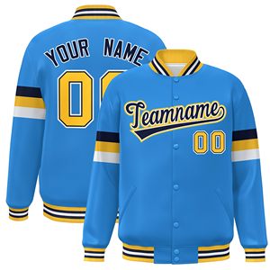 Vestes pour hommes Vente en gros Blouson de baseball pour hommes personnalisé par sublimation Veste pour université - Product Image 1