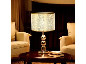 Lámpara de noche de estilo moderno y tradicional, pantalla pintada a mano artesanal para iluminación difusa suave, precio razonable, accesible - Product Image 6