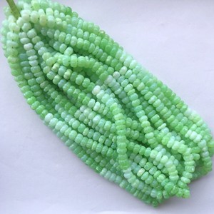 6mm 8mm Naturel Vert Chrysoprase Vert Ombre Opale Melon Forme Perles Brin En Gros Semi Précieuse Pierre Précieuse pour La Fabrication De Bijoux - Product Image 4