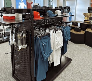 Adong A39 tùy chỉnh kim loại quần áo kệ trưng bày hai mặt kệ bán lẻ với tĩnh điện kết thúc OEM/ODM - Product Image 3