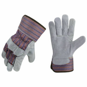Guantes de trabajo de cuero de vaca de alta calidad Forro de algodón Tamaño XL Seguridad Protección de manos industrial Trabajo Rigger canadiense Cuero - Product Image 4