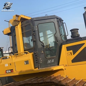 Bulldozer sur chenilles d'occasion Shantui SD16 17 tonnes, capacité de la benne de 4,8 m³, marque chinoise d'origine, bulldozer moyen, faible nombre d'heures, certifié CE - Product Image 4