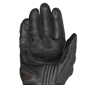 Gants de sport en cuir véritable pour hommes, longs et compatibles avec l'écran tactile, équipement de protection pour la course de rue pour l'hiver - Product Image 5