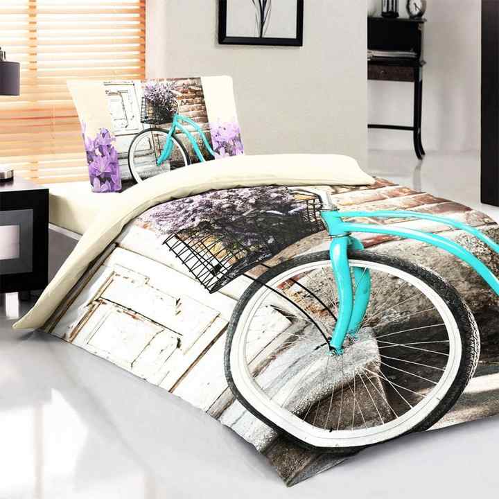 Maxstyle Bicycle Digital Young Duvet Cover Set