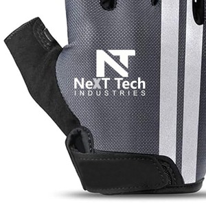 Guantes transpirables de entrenamiento para levantamiento de pesas, servicio OEM, guantes de culturismo de cuero sintético hechos a medida - Product Image 4