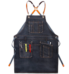 Delantal de cocina barato, delantal de cocina con logotipo personalizado, delantal de trabajo de cuero - Product Image 5