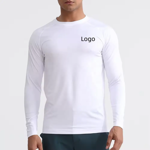 Camiseta al por Mayor para Hombre, de Algodón, Lisa, Negra, Transpirable, Cuello Redondo, Manga Larga, 250g, 100% Algodón - Product Image 3