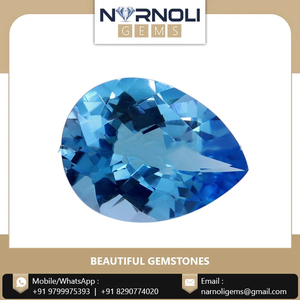 พลอยโทแพซสีฟ้าใสทรงเหลี่ยมเจียระไนแบบธรรมชาติ 100% สำหรับงานออกแบบเครื่องประดับตามสั่ง - Product Image 2
