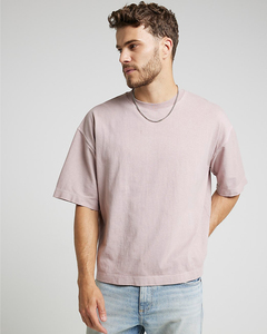 OEM Custom Design 100% Cotton <b>t</b> <b>Shirt</b> <b>Men's</b> Oversized Boxy <b>Fit</b> Mock Neck Tee <b>Shirt</b> Quick <b>Dry</b> Custom Design for <b>Men</b> - Product Image 1