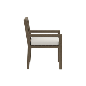 Fauteuil de salle à manger croisé en bois de teck de qualité supérieure pour patio extérieur et ensemble de jardin - Product Image 3