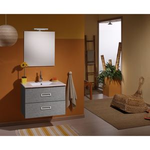 Mueble de Baño Suspendido Fantasy con Lavabo de 75 cm y Espejo, Juego de Baño - Product Image 5