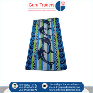 Personalización posible para toallas de playa surtidas con diseños Jacquard de forma rectangular de polialgodón de calidad superior al precio más bajo - Product Image 2