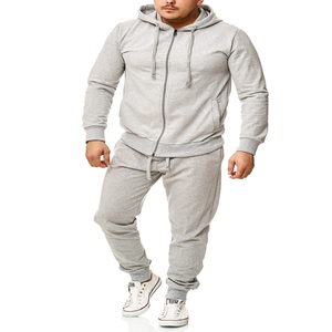 Trajes Deportivos con Capucha para Hombre, OEM, Invierno, Talla Grande, 100% Algodón, Felpa, Cordón Ajustable, Corte Regular, Ropa Deportiva - Product Image 1