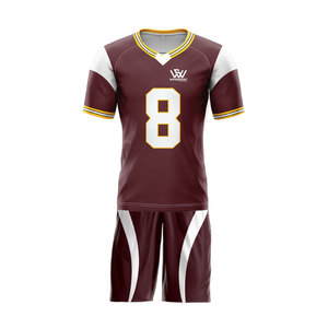 Uniforme de fútbol con bandera de diseño único ligero, uniforme de fútbol con bandera de Color personalizado para adultos - Product Image 1