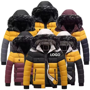 Chaqueta de Invierno para Hombre de Alta Calidad, Estilo Urbano, con Capucha, Cuello Alto, Impermeable, Transpirable, Ligera, 100% Poliéster Nailon - Product Image 6