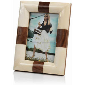 Wholesale Custom 4x6 Wood and Resin <b>Photo</b> <b>Frame</b> Handmade Office Decorative Hot Selling Sublimation for Home Use - Product Image 1