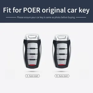 Auto Car Key Case Cover Holder Shell For Great Wall POER Haval Hover H1 H4 H6 H7 H9 F5 F7 H2S GMW Coupe Auto Key Accessories