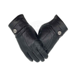 Gants en cuir élégants à coupe flexible Gants en cuir de vachette de qualité supérieure avec paume antidérapante et doublure douce - Product Image 1