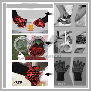 Gants de sécurité anti-coupures personnalisés, qualité alimentaire, protection pour la découpe de viande, le décorticage d'huîtres, le filetage de poisson - Product Image 2