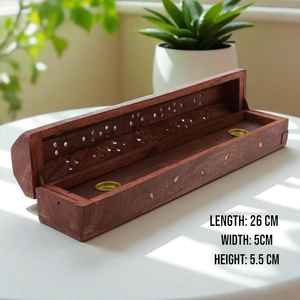 High Quality Sustainable Handmade Indian Wooden <b>Incense</b> <b>Holder</b> <b>Sticks</b> | Solid Wood Durable <b>Incense</b> Burner <b>for</b> Religious Home - Product Image 3