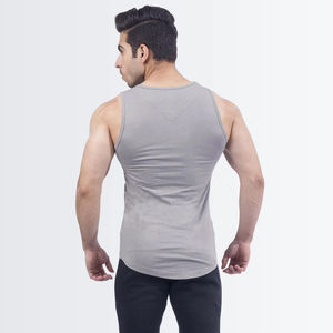 Débardeur en coton de haute qualité OEM pour hommes Meilleur design Vêtements de fitness pour l'entraînement, la musculation Couleur unie Casual Plus Size - Product Image 6