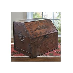 Panera de Metal con Diseño de Piñas y Tapa, Contenedor de Almacenamiento de Cocina Vintage - Product Image 2