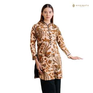 Premium PJG Women Batik <b>Dress</b> Cotton <b>50s</b> with Timeless Elegant Fashionable Design Handmade From Indonesia - Product Image 4