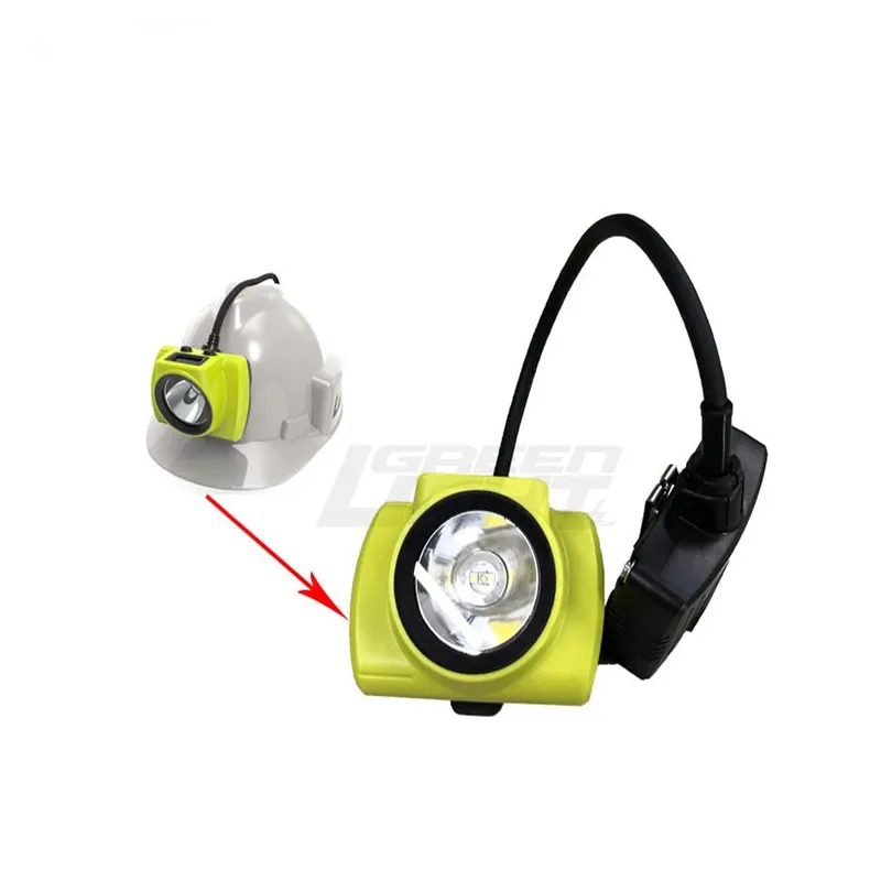 Factory Direct Sale Led Rechargeable Miner Lamp Oled Screen Cordless Miners Lamp 18000 lux Super Bright Miner Cap Lamp
