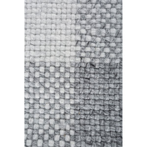 Alfombra Rectangular a Rayas de Estilo Boho Clásico, Tejida a Mano en Poliéster Azul, Marca Indusbar, Modelo PDPL-47, para el Hogar o como Regalo - Product Image 3