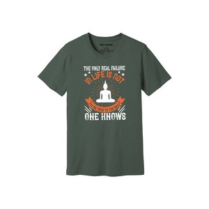 Camiseta informal de algodón 100% con impresión de temas de Buda en 3D, 12 opciones de color, 160-180, colocación de diseño personalizable GSM pesado - Product Image 4