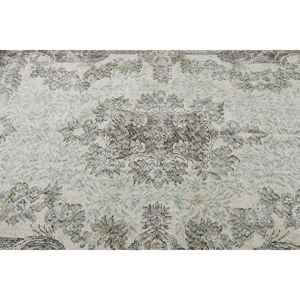 Alfombra Turca Vintage, Grande, 5.5x9.5 pies (168x291 cm), Alfombra de Lana Marrón con Diseño de Camuflaje - Product Image 4