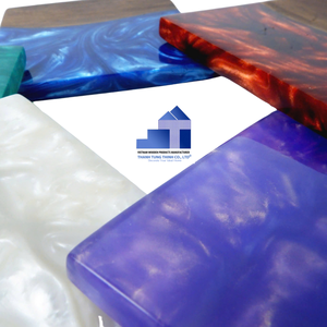 Dessous de verre en bois de résine époxy de vente chaude pour des fournitures d'ustensiles de cuisine forme usine vietnamienne pour des grossistes - Product Image 5