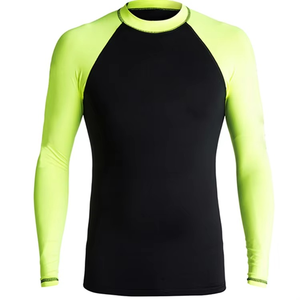 Rashguard Custom Polyester Spandex T-shirt Man Sports Training Tshirt Wholesale Gym Fitness <b>Printed</b> T Shirt for Men - Product Image 2