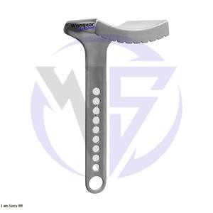 เครื่องดึงสะโพกทางการแพทย์ใบมีดเว้ากว้างพิเศษ2 3/4 4 1/4นิ้ว6ใช้ซ้ำได้ - Product Image 1