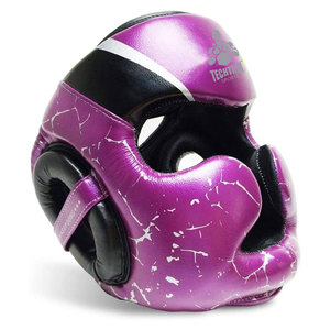 เครื่องป้องกันศีรษะสำหรับชกมวย MMA ทำจากหนัง - Product Image 2