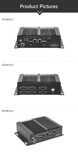 Caja integrada sin ventilador industrial PC J1900/3855/3865 <span class=keywords><strong>Core</strong></span> I3/i5/<span class=keywords><strong>i7</strong></span> <span class=keywords><strong>CPU</strong></span> de bajo consumo Múltiples puertos USB COM LAN ODM - Product Image 6