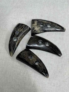 Conmutadores de bocina de alta calidad para manualidades, sastrería y decoración de ropa, bocina de Búfalo, botones de bocina únicos y suaves - Product Image 6