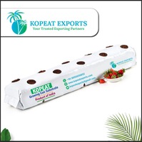 Sacs de culture en cocopeat Kopeat Coco Fraise 20L de haute qualité 100% pour jardinage hydroponique toutes saisons en serre, intérieur noir